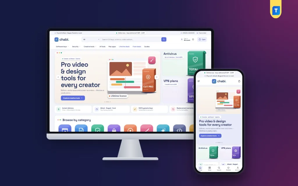 Chabi – Software Key Store WordPress Theme