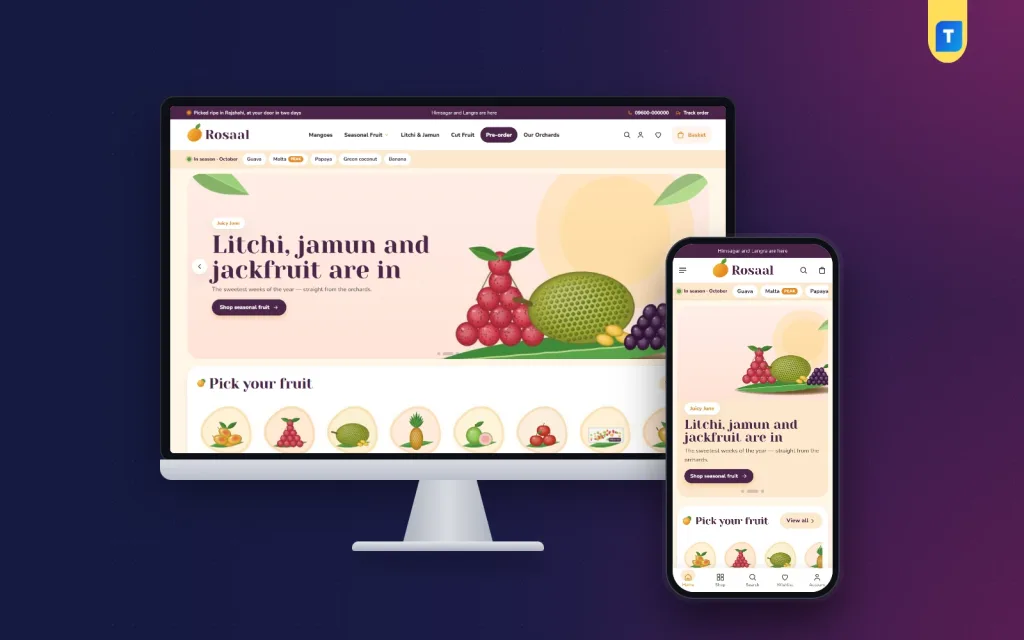 Rosaal – Fruit Shop WordPress Theme