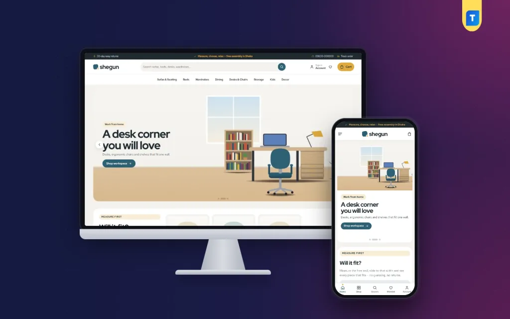 Shegun – Modern Furniture WordPress Theme