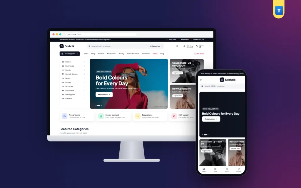Doshdik – Multipurpose Ecommerce WordPress Theme
