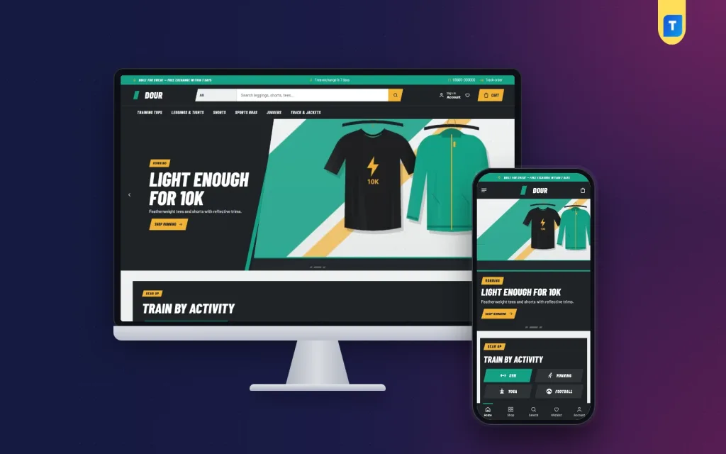 Selling Gym Wear Online With a Sportswear Website Template