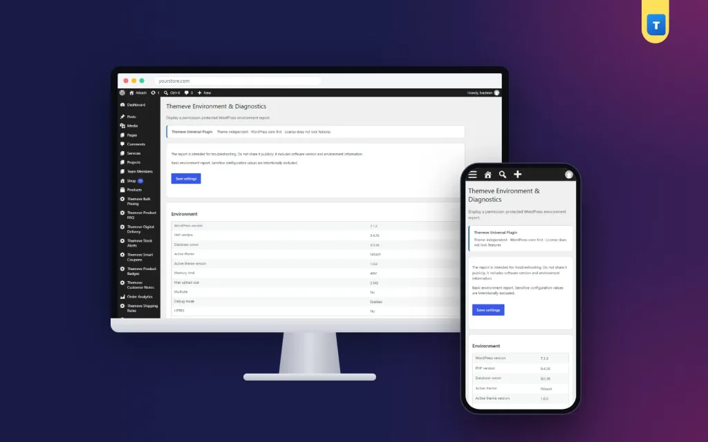 Environment Diagnostics – WordPress System Info Plugin