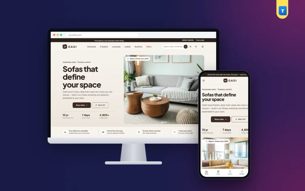Gadi – Furniture WordPress Theme for Sofa Shops