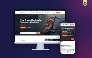 Haulora – Transport Website Template and Logistics System in Laravel