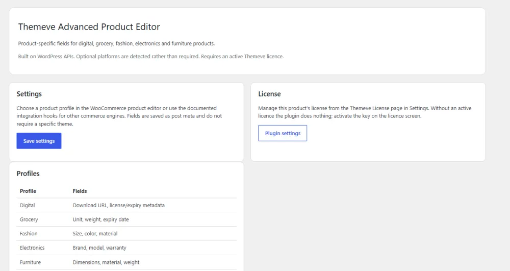 How to add custom product fields in woocommerce β Advanced Product Editor settings screen