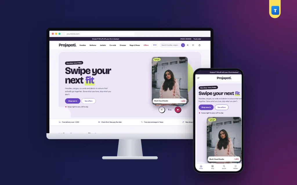Projapoti – Women's Clothing WordPress Theme for Gen-Z