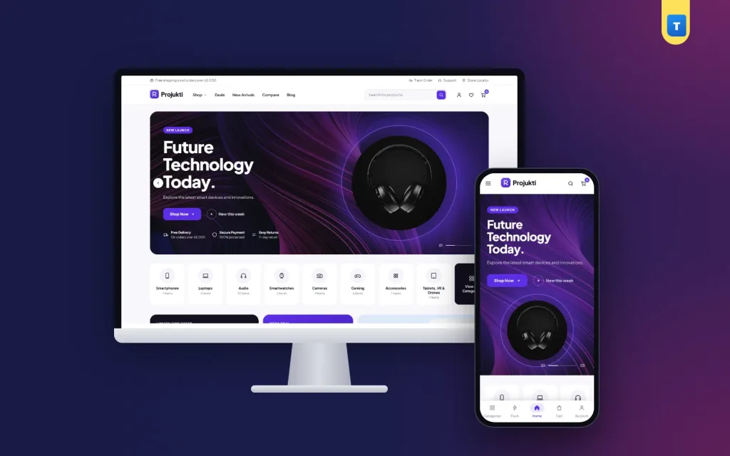 Projukti – Electronics Shop Management Software and Gadget Store in Laravel