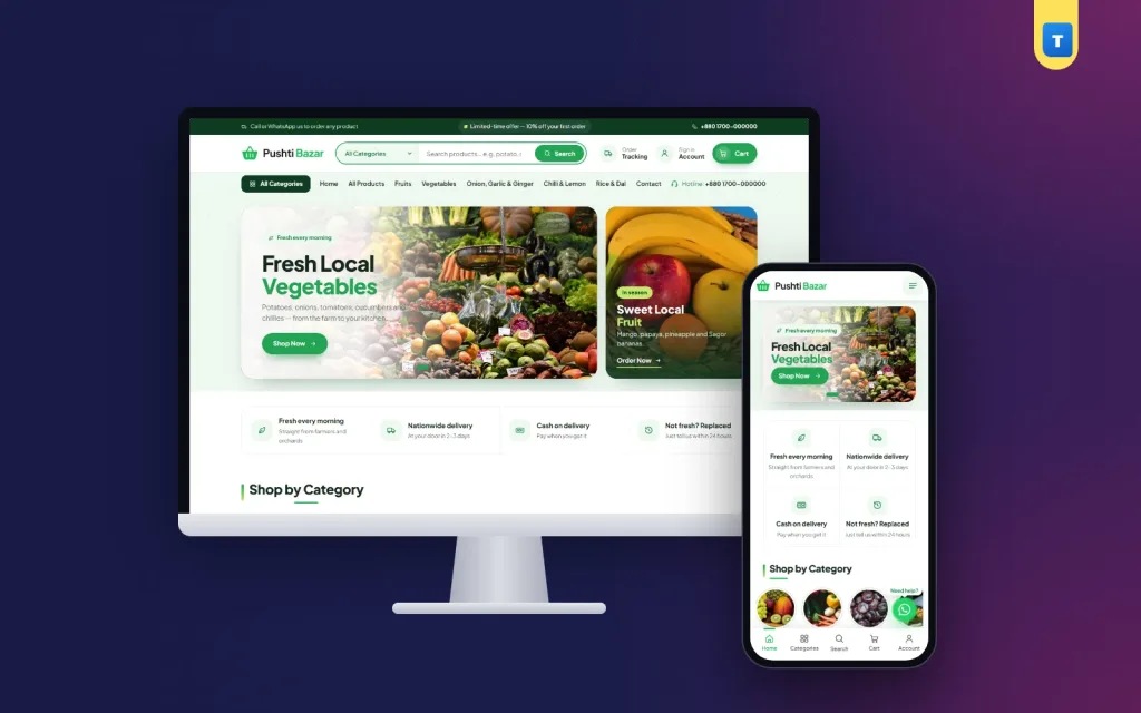 Fresh Grocery Website Design Ideas That Bring Orders