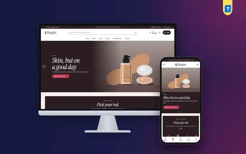 What Makeup Website Templates Need: Shades, Brands and Offers