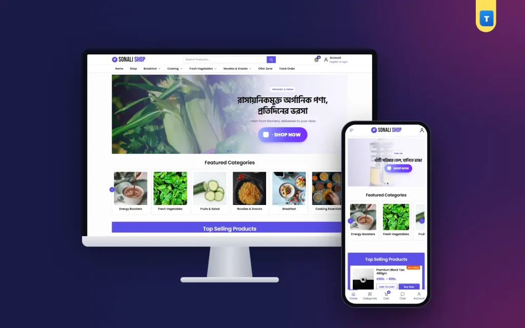 Sonali – Organic Store WordPress Theme for Healthy Food Shops