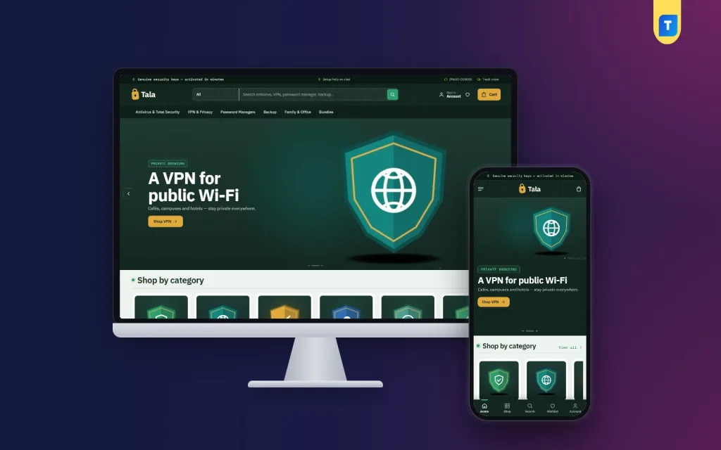 Tala – Antivirus Store WordPress Theme