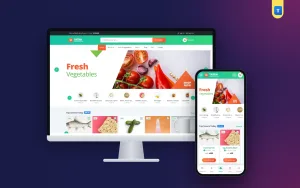 Tatka – Grocery Shop Website Template in Laravel