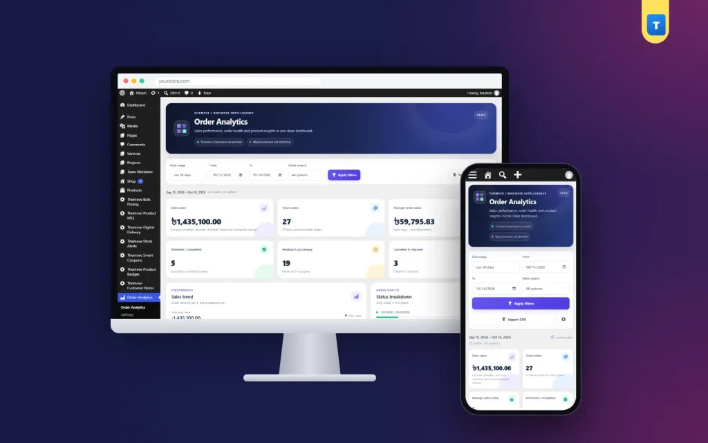 Order Analytics – WooCommerce Sales Report Plugin