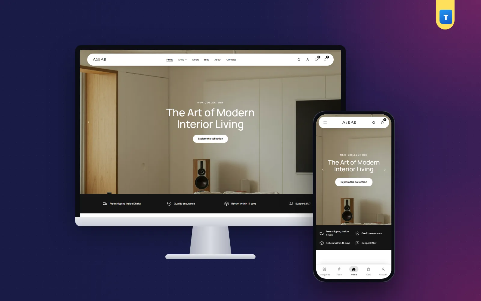 What is the best online furniture site: Asbab furniture shop