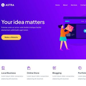 I will install Astra Pro (or Astra Pro Agency Bundle) for Lifetime