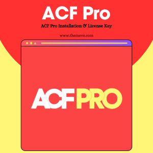 ACF Pro Installation & License Key