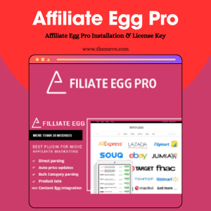 Affiliate Egg Pro Installation & License Key