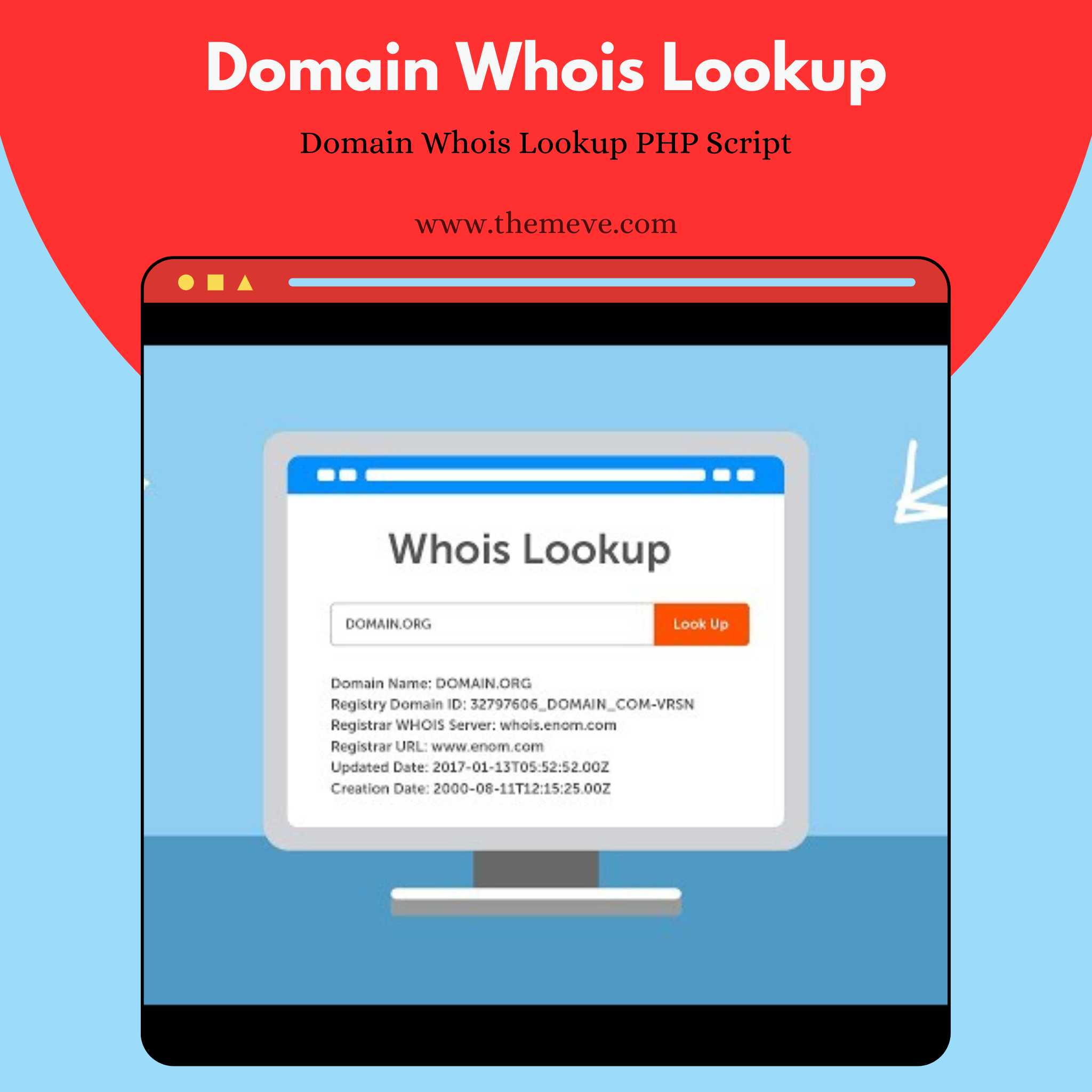 Domain Whois Lookup PHP Script