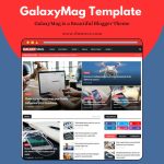 GalaxyMag Blogger Template Full Responsive Design