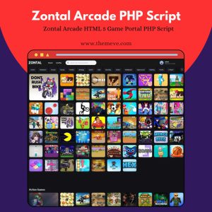 Zontal Arcade HTML 5 Game Portal PHP Script