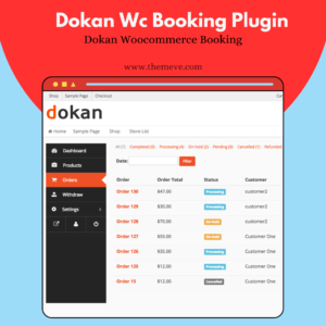 Dokan Woocommerce Booking