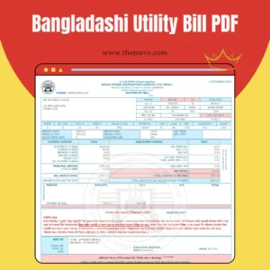 Bangladesh Utility Bill PDF