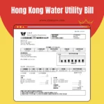 Hong Kong Water Utility Bill PDF