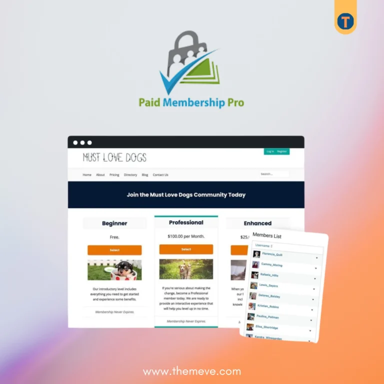 Paid Memberships Pro Plugin