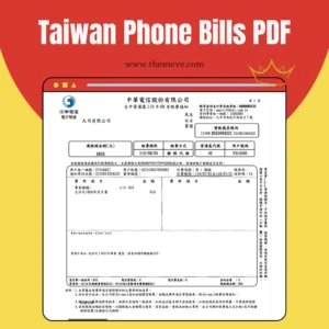 Taiwan Phone Bills PDF