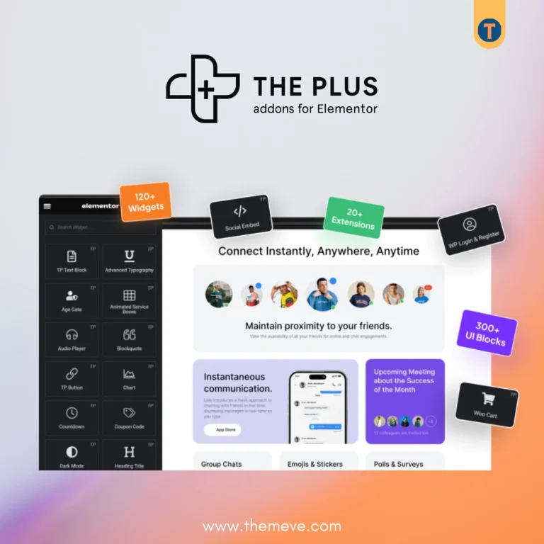 The Plus Addons Plugin for WordPress