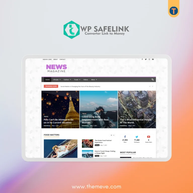 WP Safelink Premium Theme