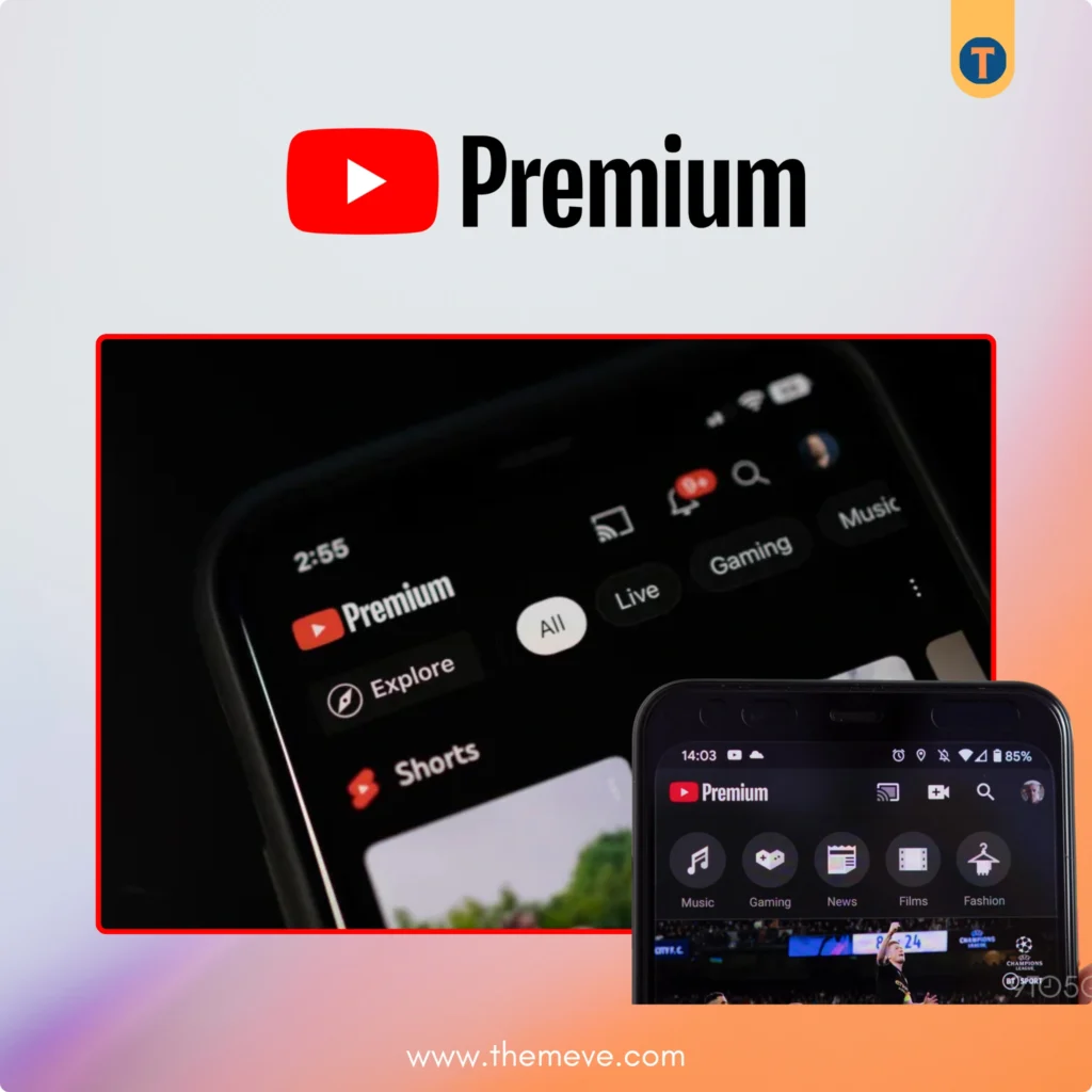 YouTube Premium Subscription – 1 Month Package
