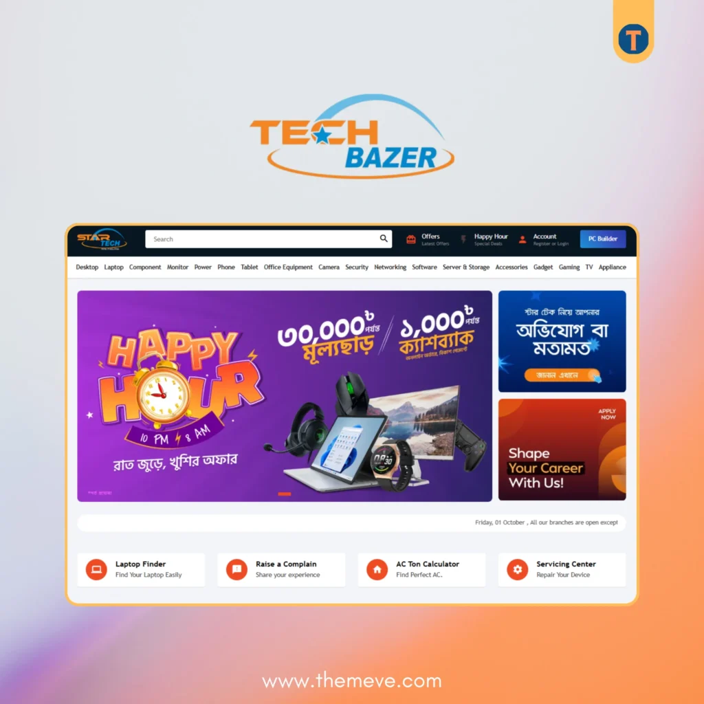 Tech Bazer – Electronics & Gadget Store WordPress Theme