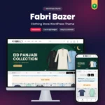 Fabri Bazer – clothing store WordPress theme