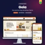 Gola – rice and dal shop WordPress theme