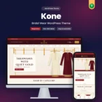Kone – bridal wear WordPress theme